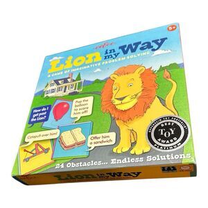 eeBoo Lion in My Way Game Cooperative Problem Solving Ages 5+ Complete